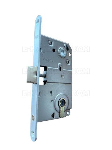 Zamek+adapter do wc 90/50 chrom matowy AGB MEDIANA F18 B010405034