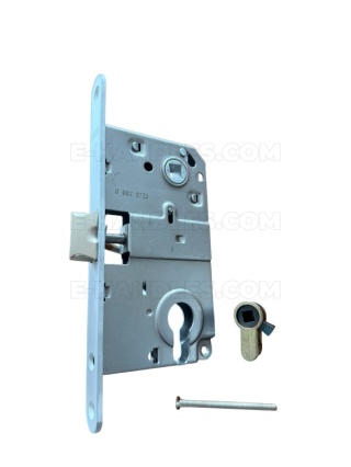 Zamek+adapter do wc 90/50 chrom matowy AGB MEDIANA F18 B010405034