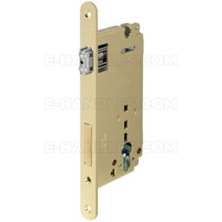 Zamek rolkowy na wkładkę 60mm F22x238mm, mosiądzowany AGB SICUREZZA B208516003