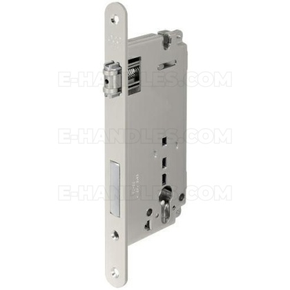 Zamek rolkowy na wkładkę 60mm F22x238mm, niklowany AGB SICUREZZA B208516006