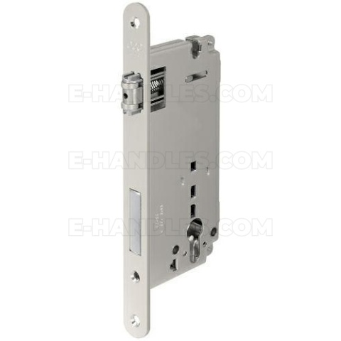 Zamek rolkowy na wkładkę 60mm F22x238mm, niklowany AGB SICUREZZA B208516006