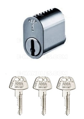 ASSA P601 Cylinder zewnętrzny owalny srebrny (skandynawski)