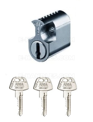 ASSA P603 Cylinder zewnętrzny owalny srebrny (skandynawski)