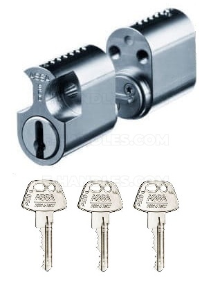 ASSA P602 Cylinder owalny srebrny (skandynawski)