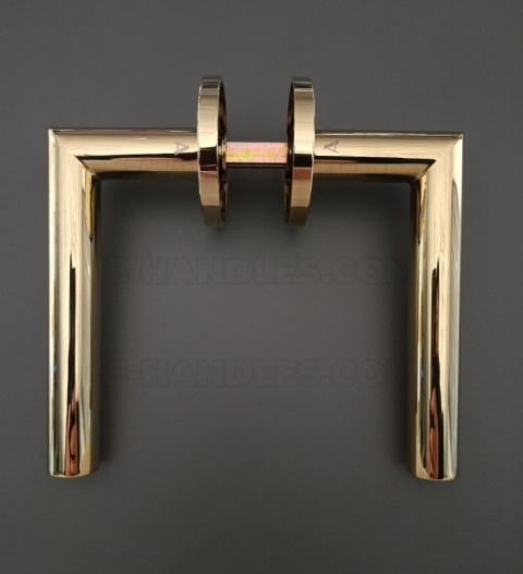 Klamka ARABIS Rozeta R slim 7 mm GOLD PVD - złoty polerowany PVD