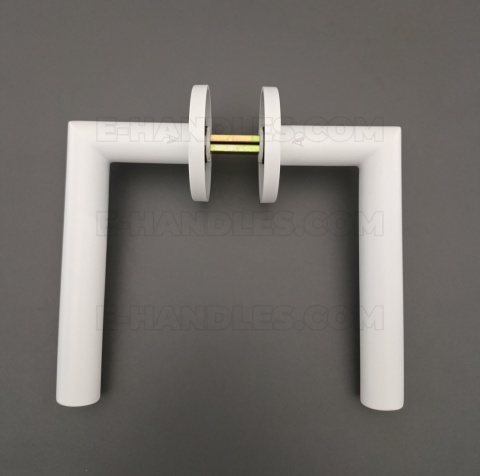 Klamka ARABIS Rozeta R slim 7 mm WHITE - biały matowy