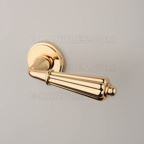 Klamka LIMONA Rozeta RG slim 7 mm LG - złoty polerowany