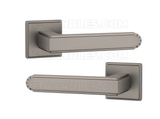 Klamka MIMOSA Rozeta QG slim 7 mm GYM - grafit