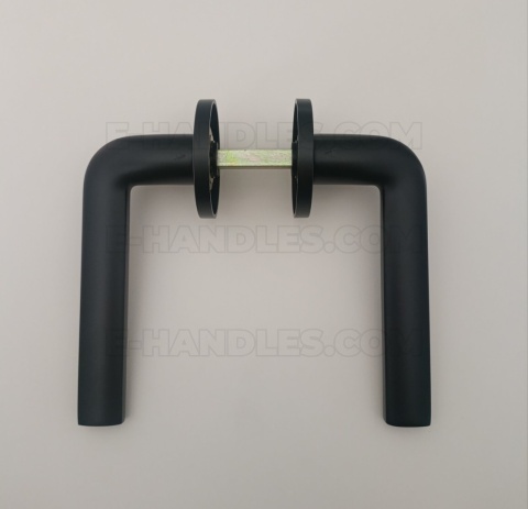 Klamka OLEANDRO Rozeta R slim 7 mm BLACK - czarny matowy