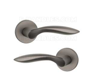 Klamka PULIA Rozeta R slim 7 mm MSB - tytan