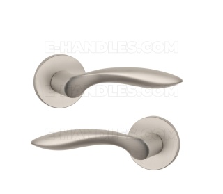 Klamka PULIA Rozeta R slim 7 mm MSN - nikiel