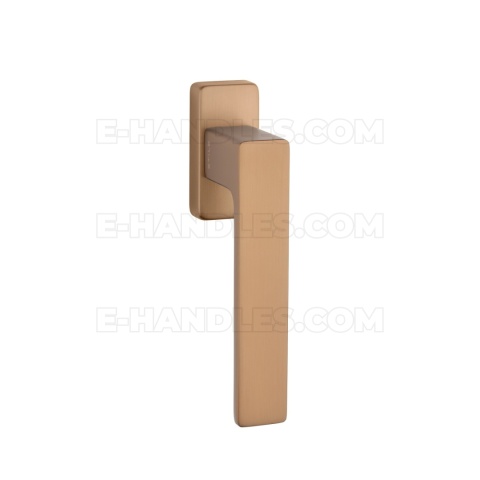 Klamka okienna Lewa LIMA Q LIGHT BROWN - jasny brązowy