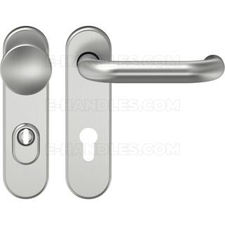 Klamko antywłaminowa D110 PZ 72 ECO stal nierdzewna