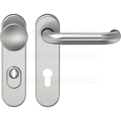 Klamko antywłaminowa D110 PZ 72 ECO stal nierdzewna