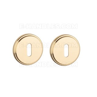 Rozeta RG slim 7 mm LG - złoty polerowany OB