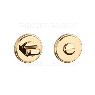 Rozeta RG slim 7 mm LG - złoty polerowany WC 4X4