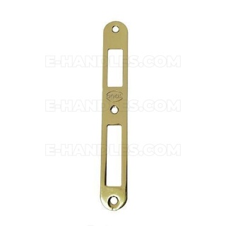 Zaczep do zamka ALFA-BETA okrągłe końce F22mm x 165mm, mosiądzowany