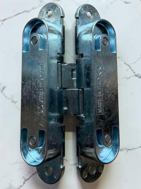 Zawias niewidoczny CEAM 1130s, (1429max) 134x24 mm silver (nośność 2-40kg, 3-60kg)