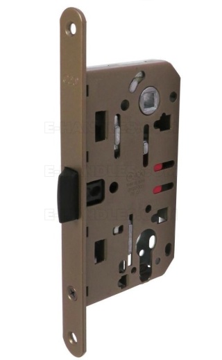 Zamek AGB Mediana EVOLUTION drzwiowy na wkładkę 85/50 jasny brąz F18 B011035042