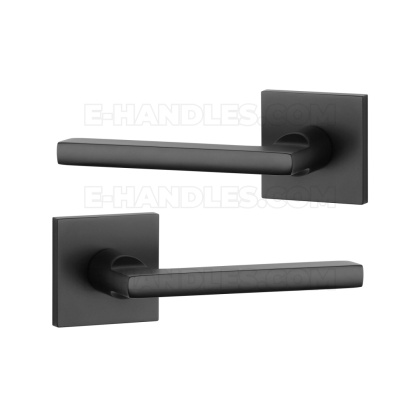 Klamka SIRA Rozeta Q slim 7 mm BLACK - czarny matowy