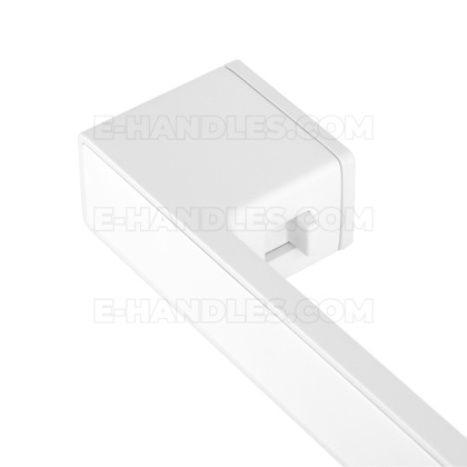 Klamka z zamknięciem EHIME Rozeta RTH WHITE - biały matowy
