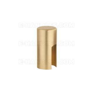 Nasadka na zawias aluminium dł. 30mm fi 13,5mm GOLD SATIN - złoty matowy