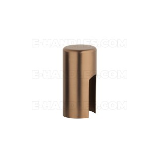 Nasadka na zawias aluminium dł. 30mm fi 13,5mm LIGHT BROWN - jasny brązowy