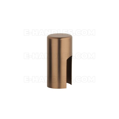 Nasadka na zawias aluminium dł. 30mm fi 13,5mm LIGHT BROWN - jasny brązowy