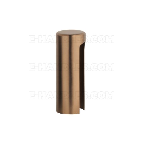 Nasadka na zawias aluminium dł. 40mm fi 13,5mm LIGHT BROWN - jasny brązowy