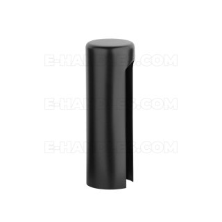 Nasadka na zawias aluminium dł. 46mm fi 15mm BLACK - czarny matowy