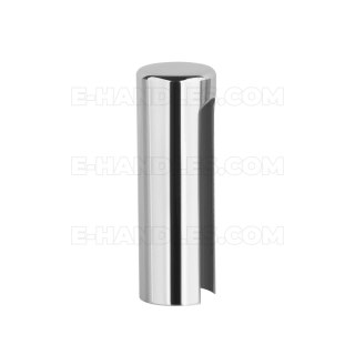 Nasadka na zawias aluminium dł. 46mm fi 15mm CP - chrom polerowany