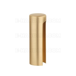 Nasadka na zawias aluminium dł. 46mm fi 15mm GOLD SATIN - złoty matowy