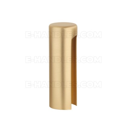 Nasadka na zawias aluminium dł. 46mm fi 15mm GOLD SATIN - złoty matowy