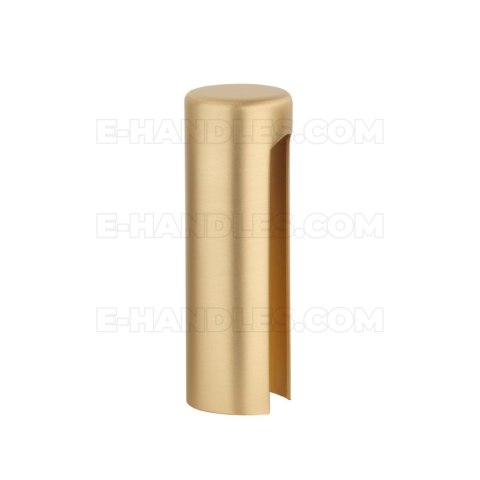 Nasadka na zawias aluminium dł. 46mm fi 15mm GOLD SATIN - złoty matowy