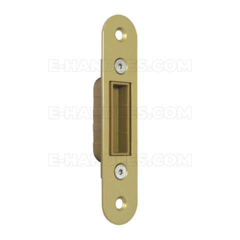 Zaczep magnetyczny Polaris Full Round 24x112mm mosiądz matowy AGB B024025123