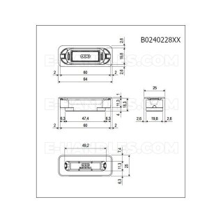 Zaczep z magnesem MINIMAL PLUS XT jasny brąz AGB B024022842