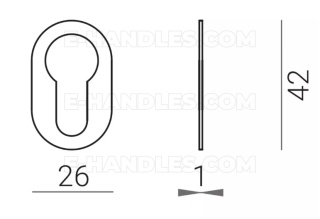 VERUM NUDA SLIM WB MINIMAL - czarna, rozeta PZ na wkladkę