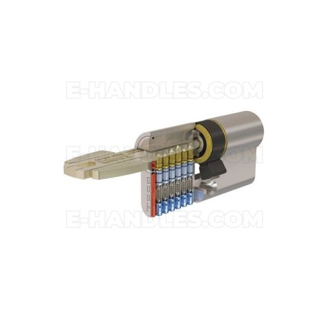 Wkładka drzwiowa TESA T-60 60mm 30x30 mosiądzowana Wkładka drzwiowa TESA T-60 60mm 30x30 mosiądzowana