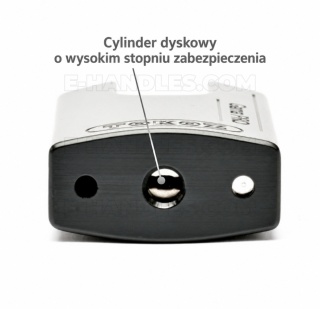 Kłódka bezpieczeństwa TOKOZ GAMA 60 CS Black, kryty pałąk 12 mm, 3 klucze