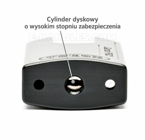 Kłódka bezpieczeństwa TOKOZ GAMA 50 CS Black, kryty pałąk 10 mm, 3 klucze