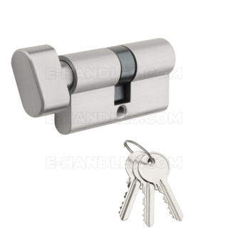 Wkładka drzwiowa 60 mm G30x30 SC - chrom satynowy